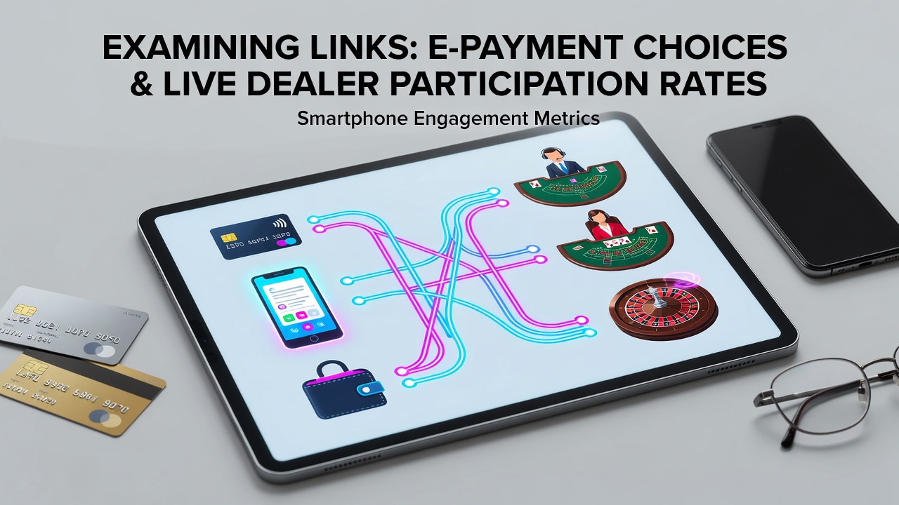 Smartphone displaying live dealer blackjack table with various electronic payment icons overlaid on the screen