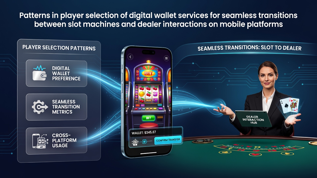 Mobile gaming interface showing digital wallet options during transitions between slot machines and live dealer tables
