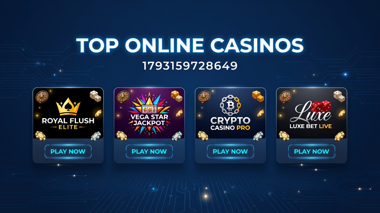 Mobile interface examples from top online casinos demonstrating seamless gameplay