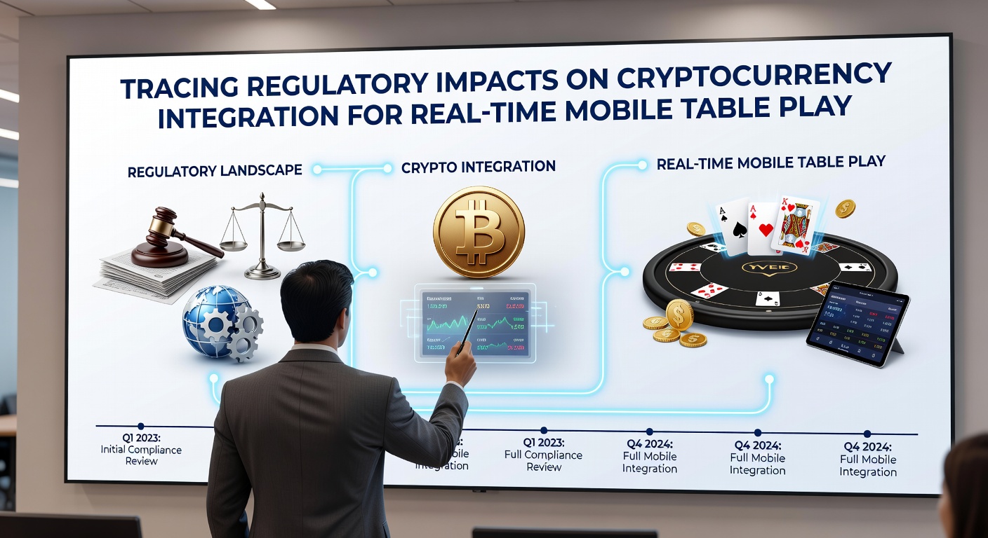 Mobile table game interface showing cryptocurrency transaction flow